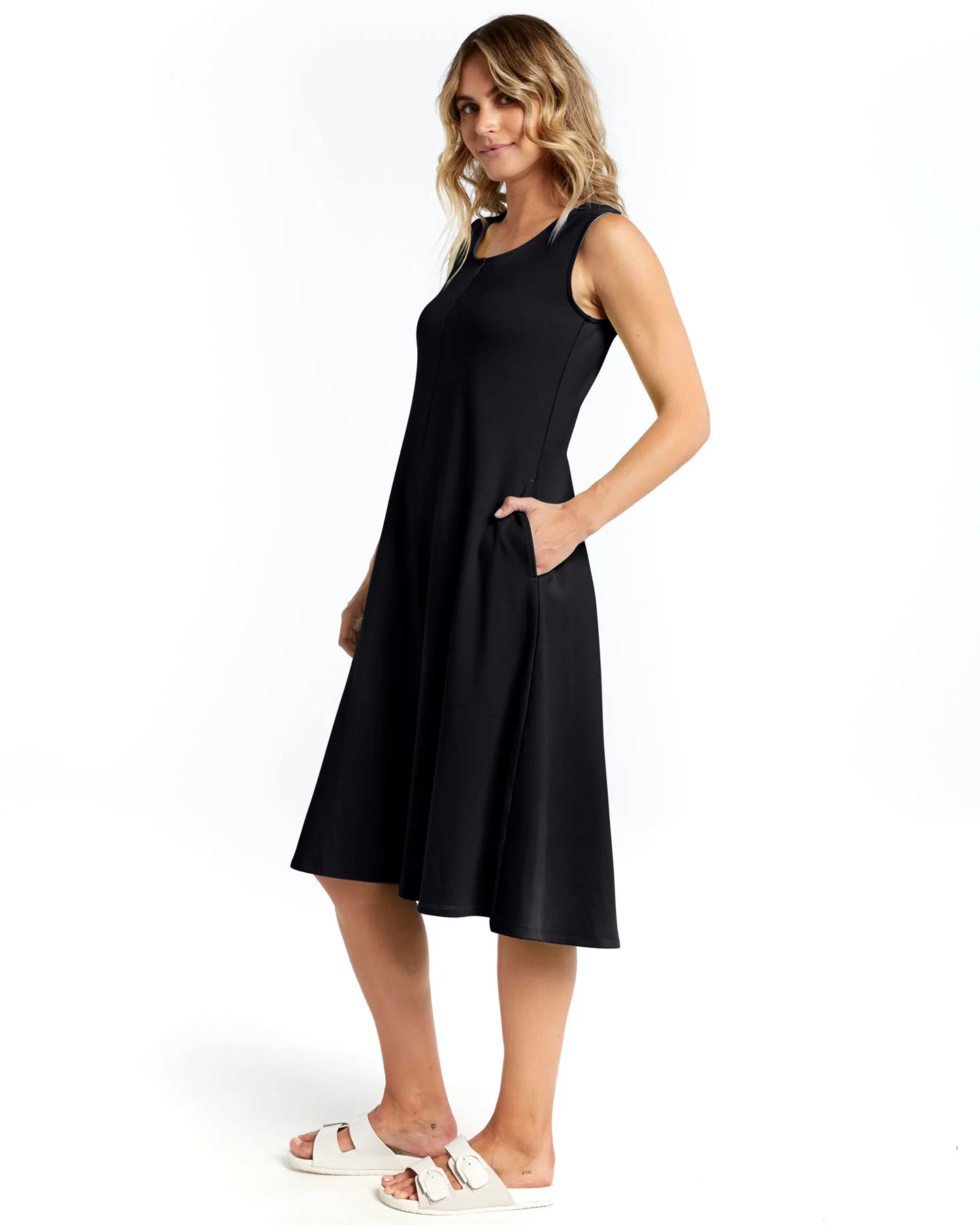 BETTY BASICS BELLE DRESS BLACK