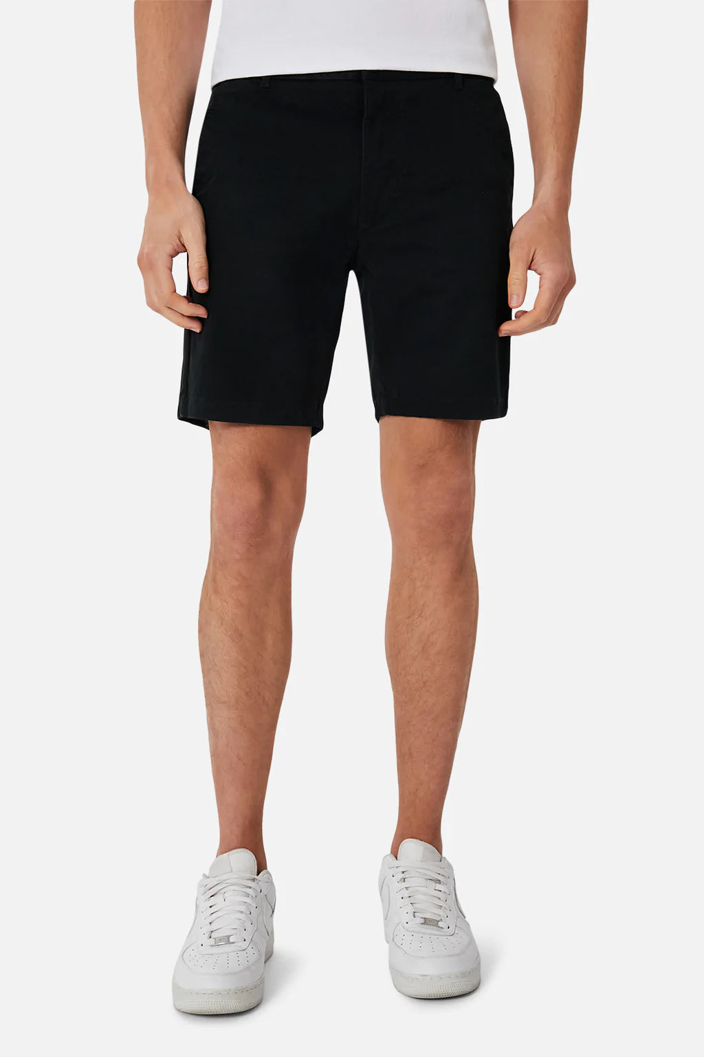 INDUSTRIE THE NEW WASHED CUBA SHORT SOLID BLACK