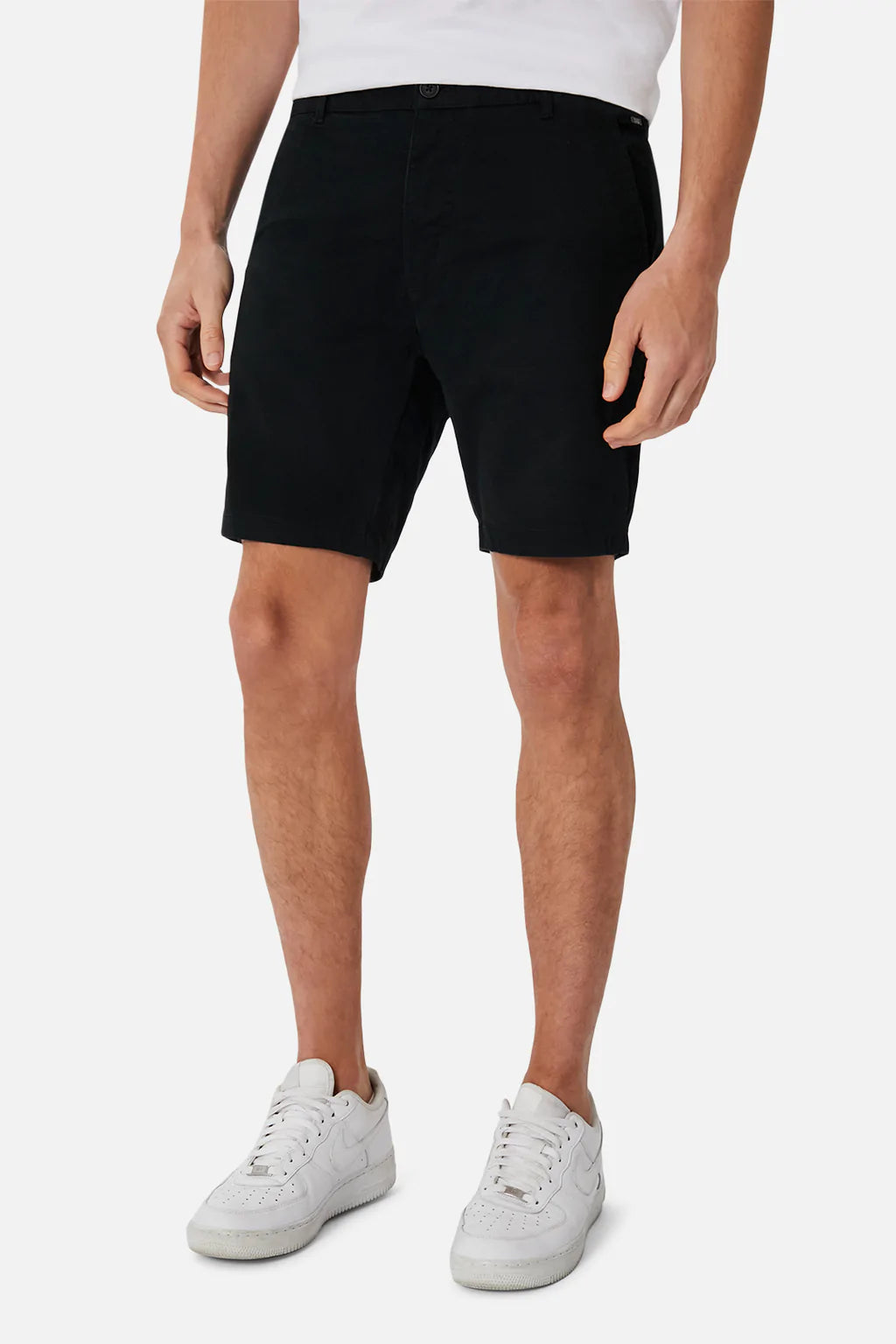 INDUSTRIE THE NEW WASHED CUBA SHORT SOLID BLACK