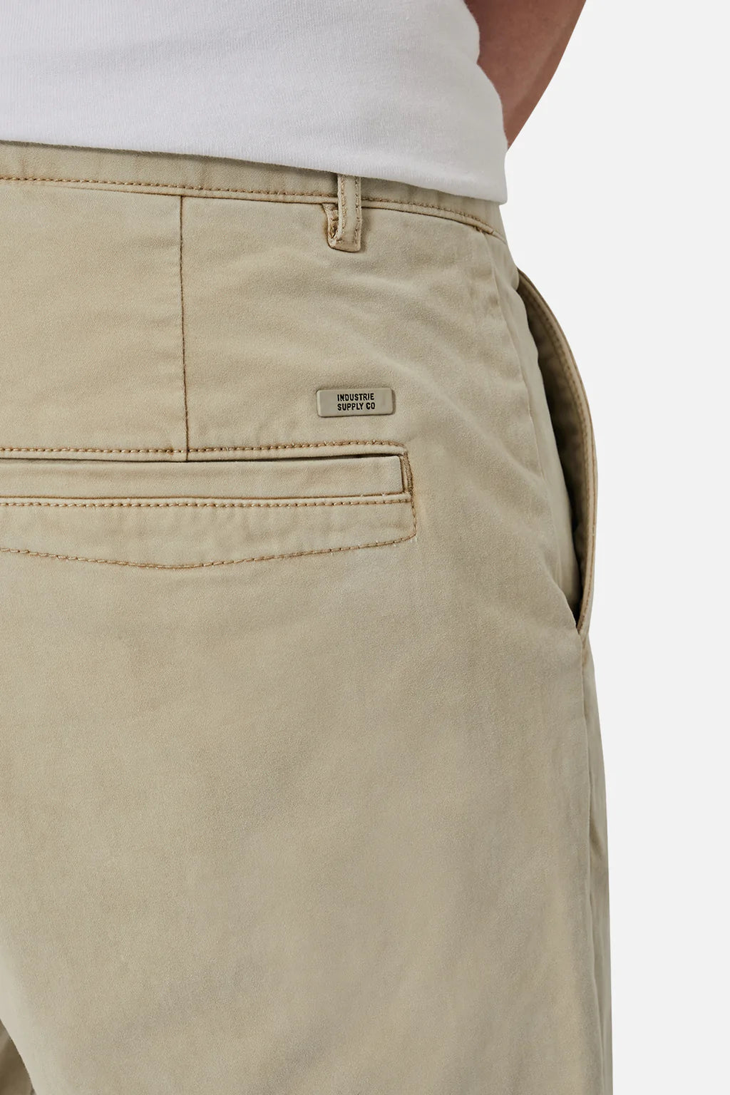 INDUSTRIE THE NEW WASHED CUBA SHORT WASHED STONE