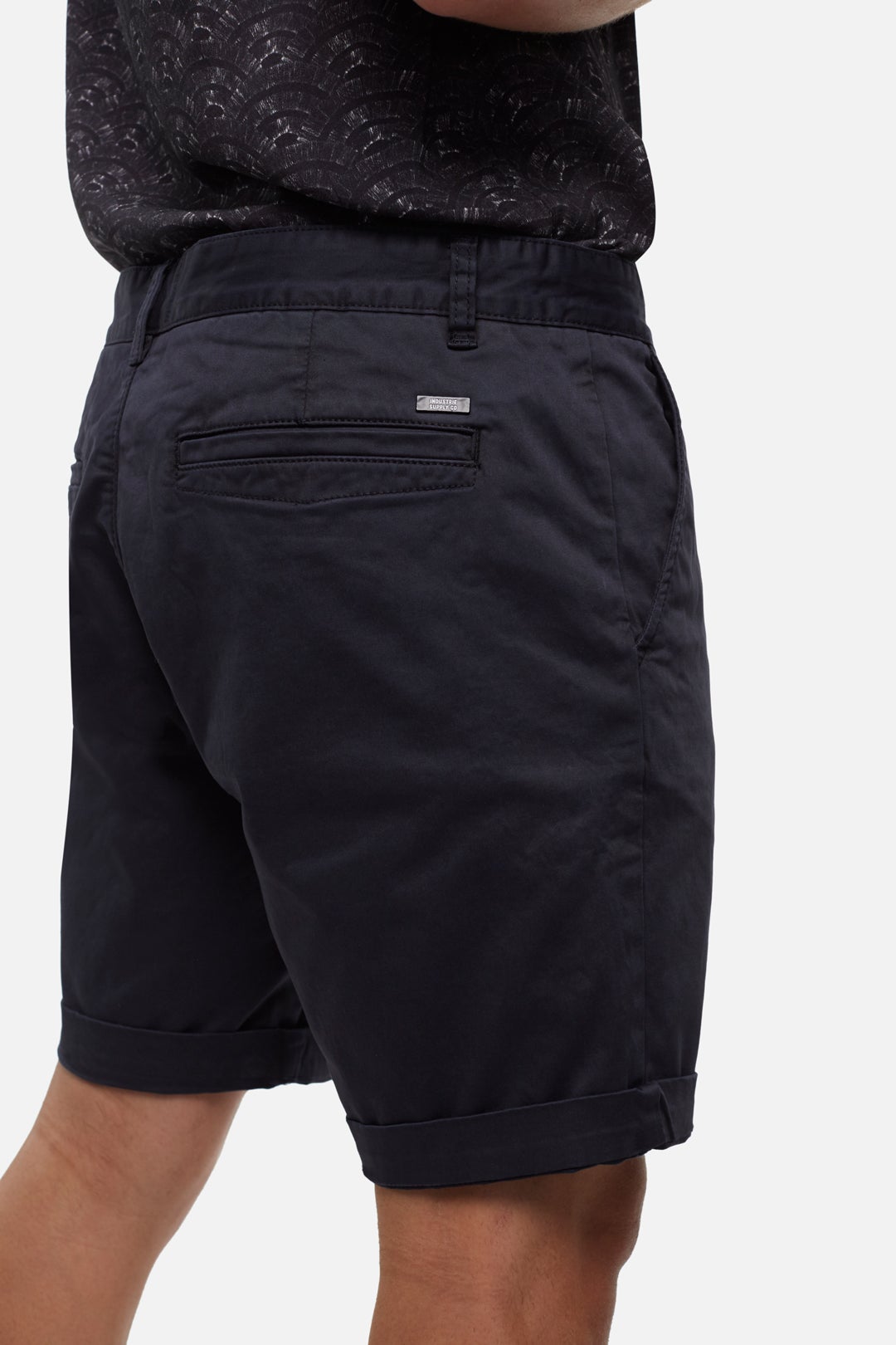 INDUSTRIE THE NEW WASHED CUBA SHORT ANTIQUE NAVY