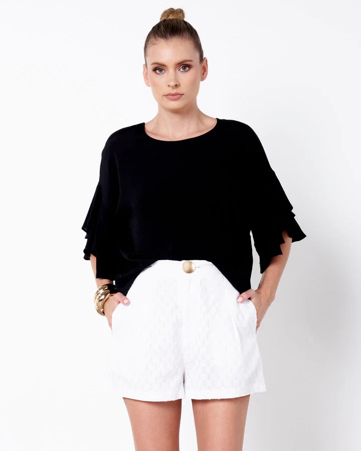FATE+BECKER END OF TIME TOP BLACK