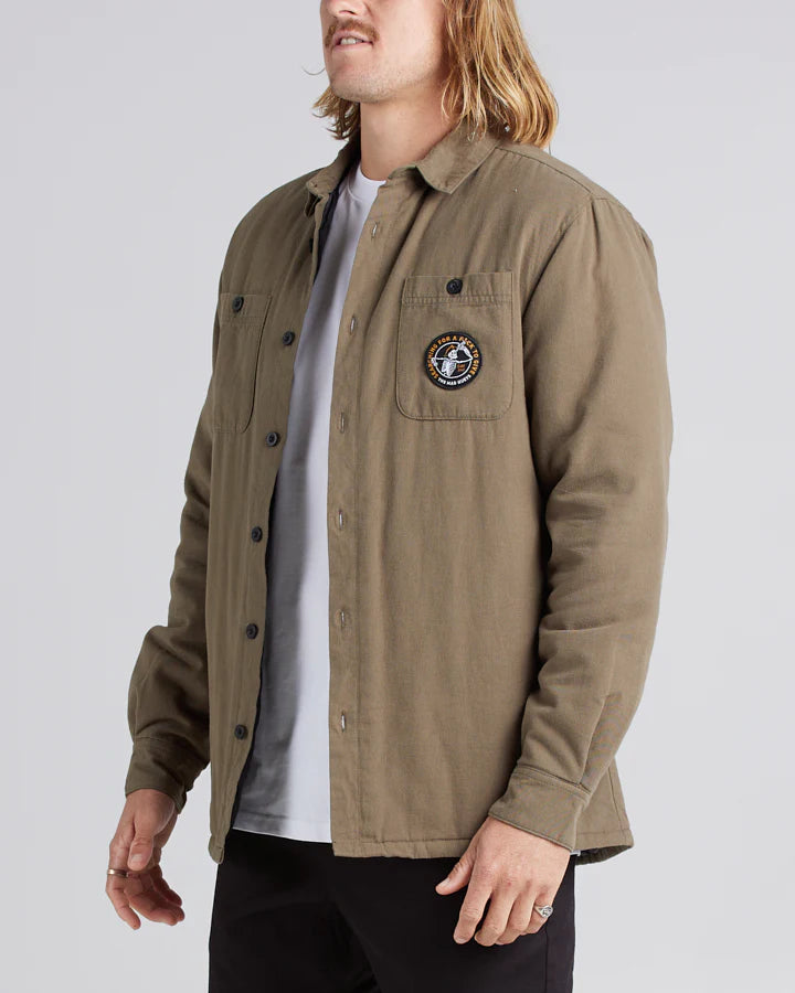 MAD HUEYS SEARCHING FOR A FK TO GIVE JACKET DUSTY GREEN