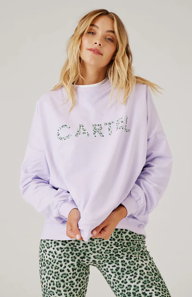 CARTEL & WILLOW IZZY SWEATER LILAC