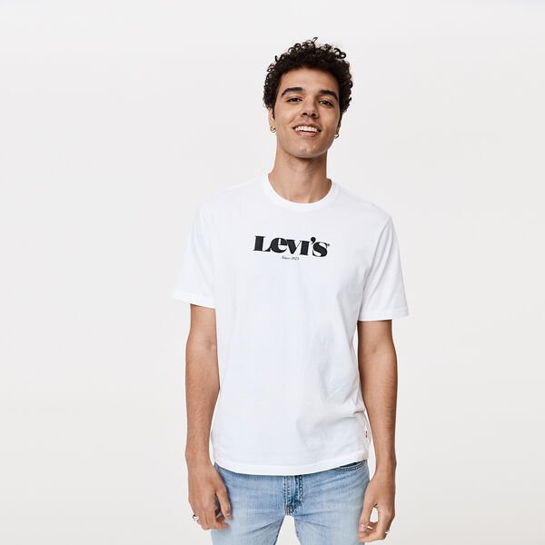 LEVI'S RELAXED FIT TEE LOGO WHITE