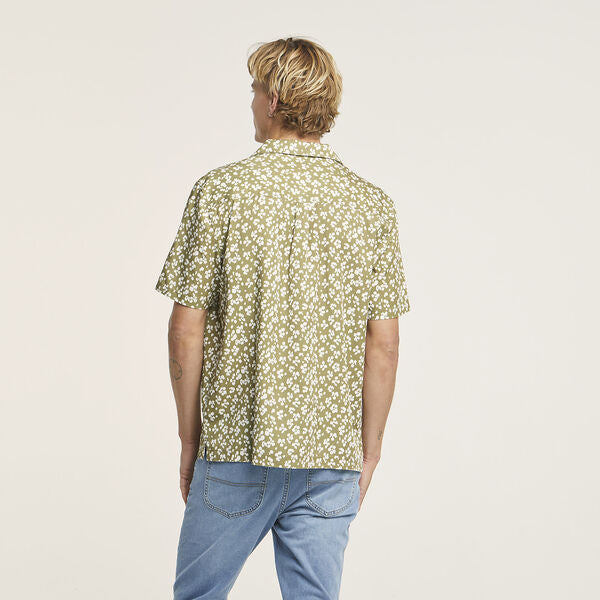 RIDERS RESORT SHIRT KHAKI BLOSSOM