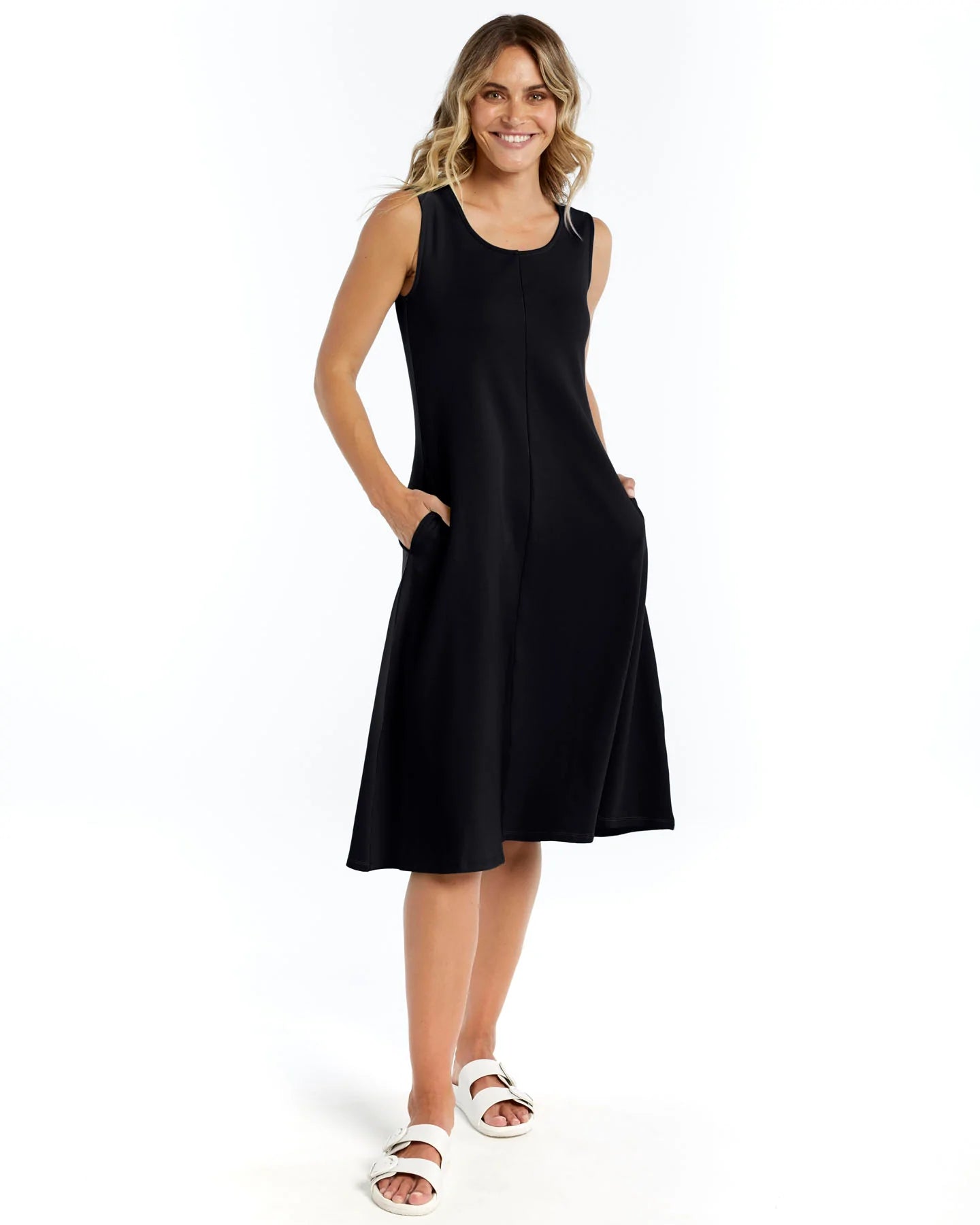 BETTY BASICS BELLE DRESS BLACK