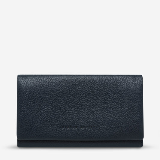 STATUS ANXIETY NEVERMIND WALLET NAVY BLUE
