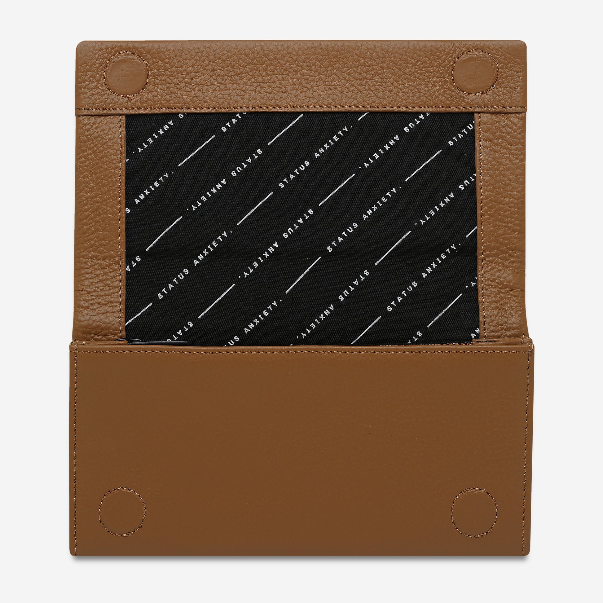 STATUS ANXIETY NEVERMIND WALLET TAN