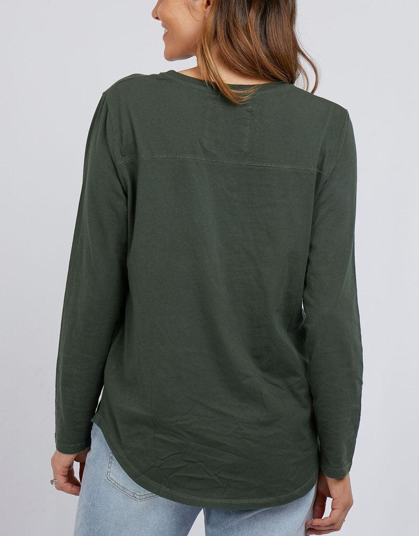 FOXWOOD LONG SLEEVE TEE KHAKI